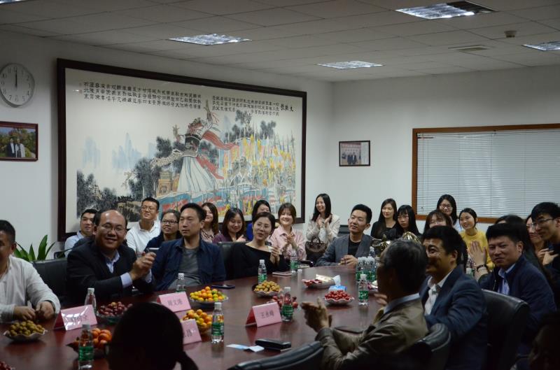 香港嶺南大學代表團蒞臨旭子考察指導